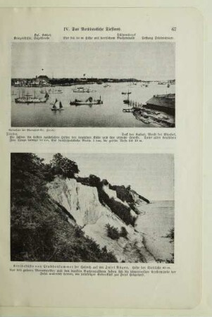 Kreideküste von Stubbenkammer bei Saßnitz auf der Insel Rügen