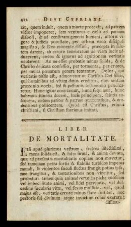 Liber De Mortalitate