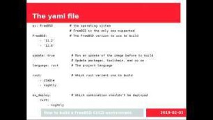 How to build a FreeBSD CI/CD environment based on pot container