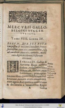 Tomus VIII. Liber IV.