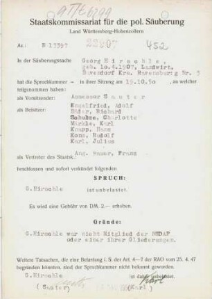 Hirschle, Georg