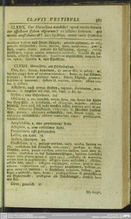 CLXXIX. Cur Heraclítus notabilis?