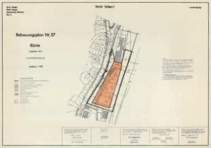 Bebauungspläne: Bebauungsplan Nr. 57, Rünte (südlicher Teil), 1. vereinfachte Änderung, 3. Ausfertigung, Kreis Siegen, Stadt Siegen, Gemarkung Bürbach, Flur 3