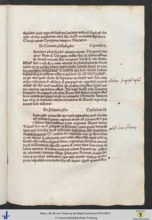 De Carneide et Platone philosophis