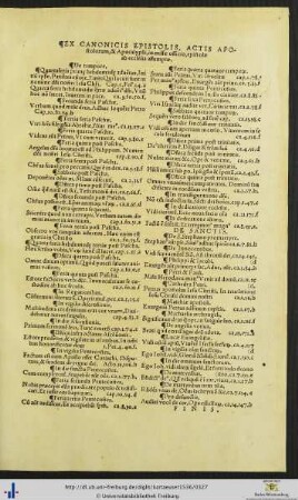 Ex Canonicis Epistolis, Actis Apostolorum et Apocalypsii in missae officio epistolae ab ecclesia assumptae