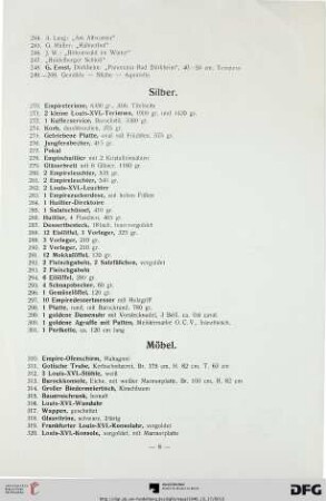 Silber (Nr. 270-301)