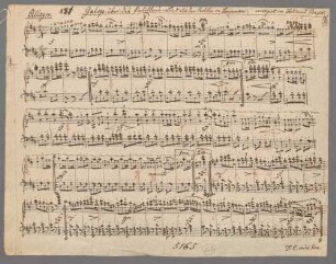 Le postillon de Lonjumeau, arrangiert, Klavier. - BSB Mus.Schott.Ha 5075