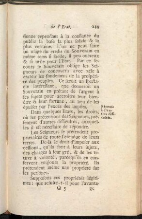 Réponse à d´autres difficultés.
