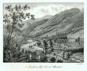 Ansicht des Bad und Curorts Petersthal