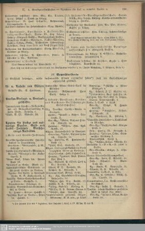IV. Berufsklassen und Gewerbebetriebe : IV. Gewerbtreibende