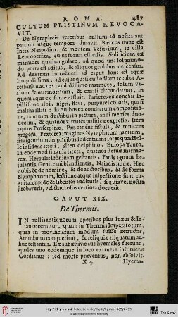 Cap. XIX.: De Thermis