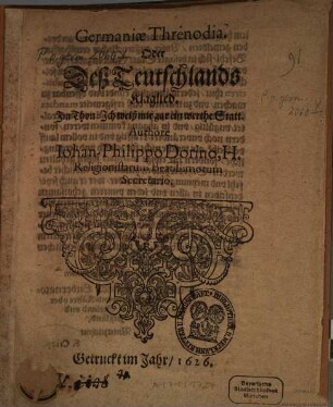 Germaniae Threnodia
