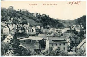 Tharandt. Blick von der Schule