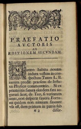 Praefatio Auctoris Ad Editionem Secundam.