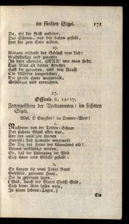 27. Offenb. 6.12-17. ...