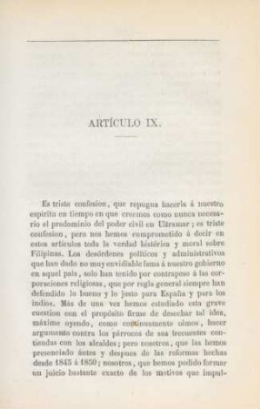 Artículo IX