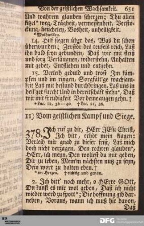 Vom geistlichen Kampf und Siege.
