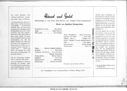 Hänsel und Gretel