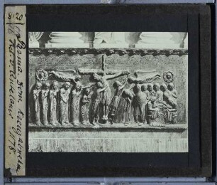 Parma, Dom (Cattedrale di Santa Maria Assunta) : Relief mit der Darstellung der Kreuzabnahme