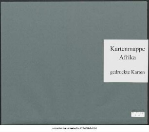 Abessinien nördlich von Antalo : 1907-1913 : Kartensammlung