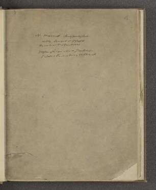 [Papierhandschriften No 1a - 14.]