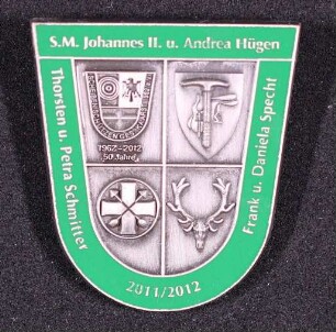 Orden Schützenkönig Kaarst 2011/12 Johannes Hügen