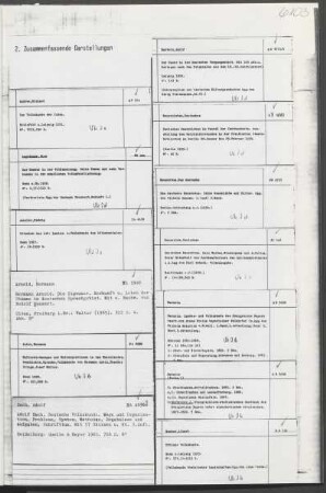 2. Zusammenfassende Darstellungen