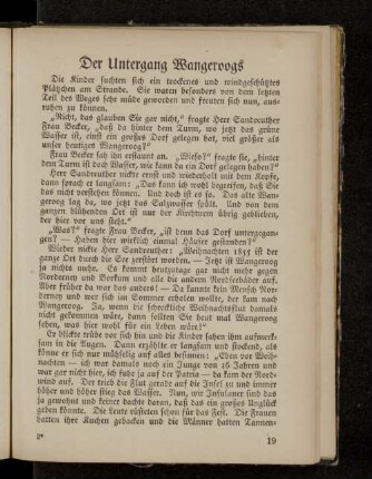 Der Untergang Wangeroogs