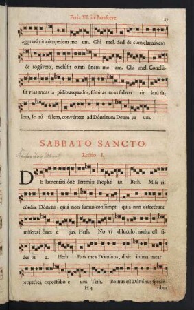 87-88, Sabbato Sancto - Lectio I.