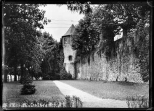Höchst am Main. Stadtbefestigung am Mainufer