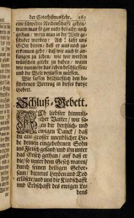 167-168, Schluß-Gebett