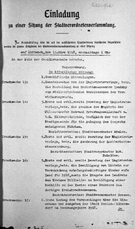 13. März 1918