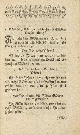 3. Und wer ist der Gott deiner Väter?