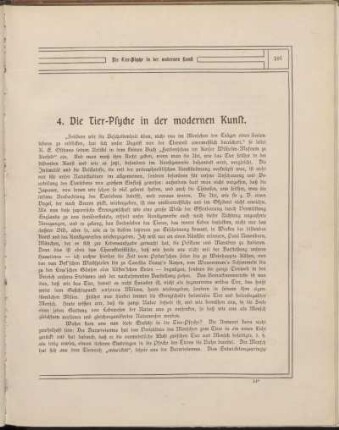 4. Die Tier-Psyche in der modernen Kunst.