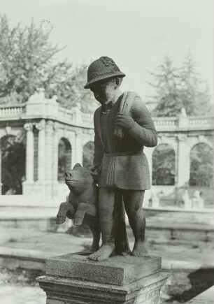 Märchenbrunnen: Hans im Glück