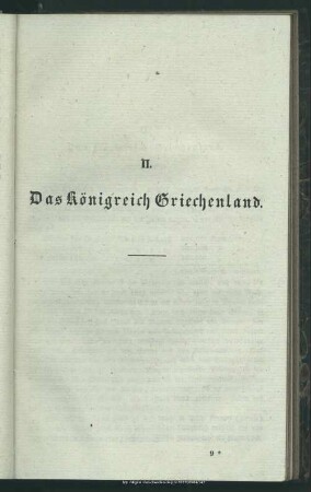 II. Das Königreich Griechenland