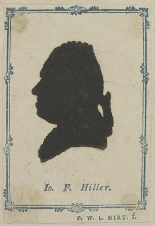 Bildnis des Io. F. Hiller
