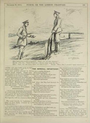 Officer (instructing recruits in signalling). "Didn't you get that message?"