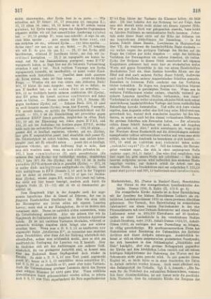 318-320 [Rezension] Siedersleben, Eduard, Geschichte der Union in der evangelischen Landeskirche Anhalts