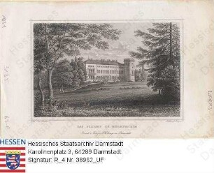 Herrnsheim, Schloss / Ansicht mit Park