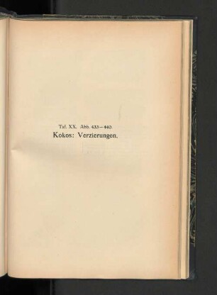Kokos: Verzierungen.