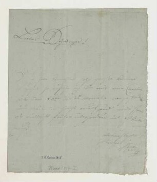 Brief von Andreas Merx an Joseph Heller