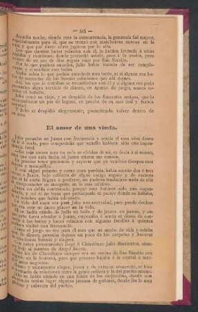 El amor de una viuda.