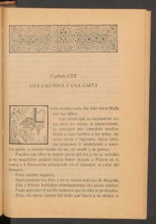 Capítulo CXX - Una calumnia y una carta