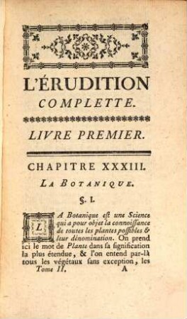L' Érudition Universelle, Ou Abrégée De Toutes Sciences, Des Beaux-Arts Et Des Belles-Lettres. 2