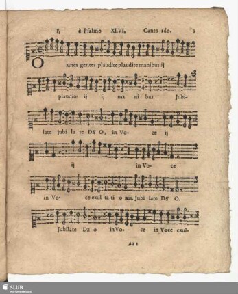 I. Omnes gentes plaudite manibus