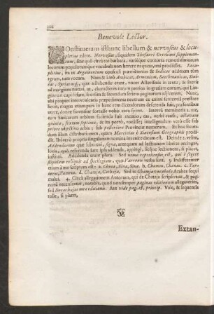 Benevole Lector.