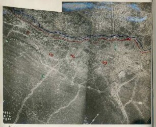 Foto des Waldes von Avocourt (Luftbild)
