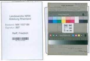 Entnazifizierung Friedrich Reiff , geb. 11.07.1903 (Regierungsrat)