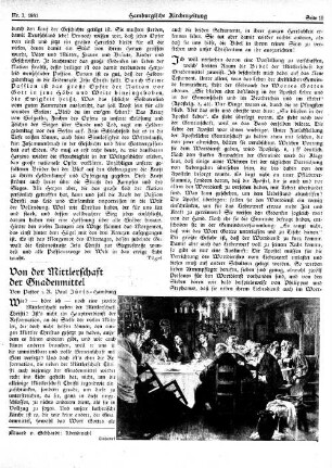 Von der Mittlerschaft der Gnadenmittel